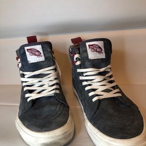 Vans Leather All Weather Laceup High Top Sizes 6M 7.5W